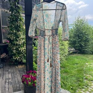 Floral Bohemian Maxi Dress